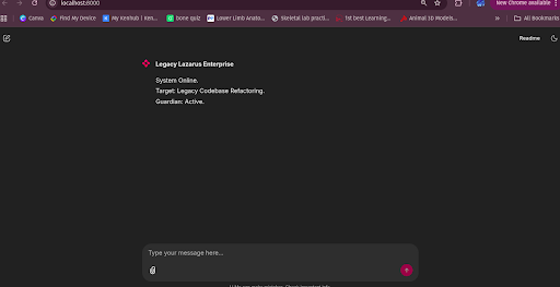 Legacy Lazarus Interface